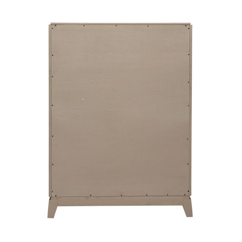 Liberty Furniture Avalon 5 Drawer Chest for Bedroom - Burnished Beige Oak Wood image number 3