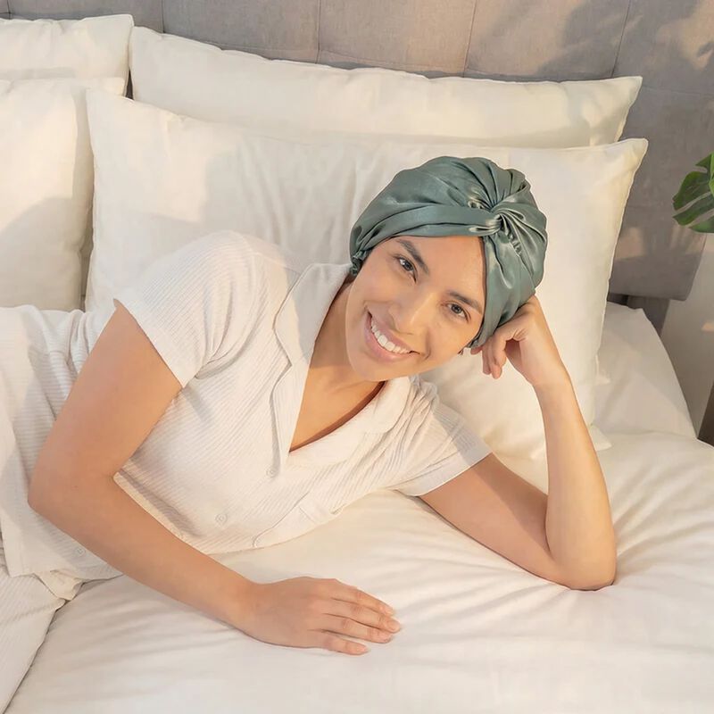 100% Mulberry Silk Bonnet image number 2