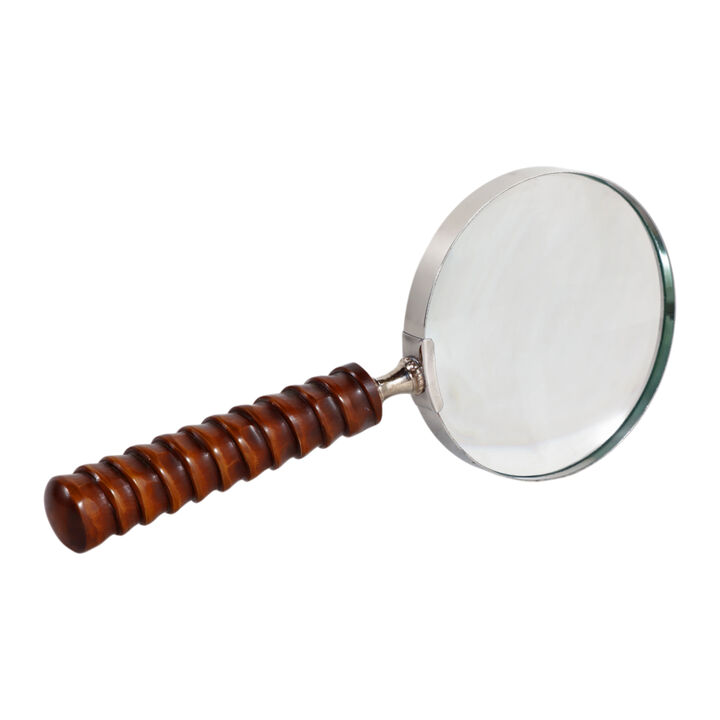 9x4" Ridged Handle Magnifying
