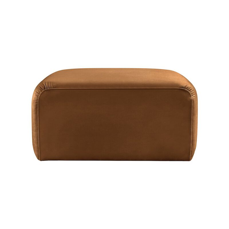 Meridian Furniture Arc Vegan Leather Ottoman