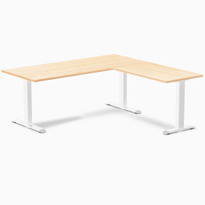 Desky Zero Hardwood L-Shape Office Desk image number 0