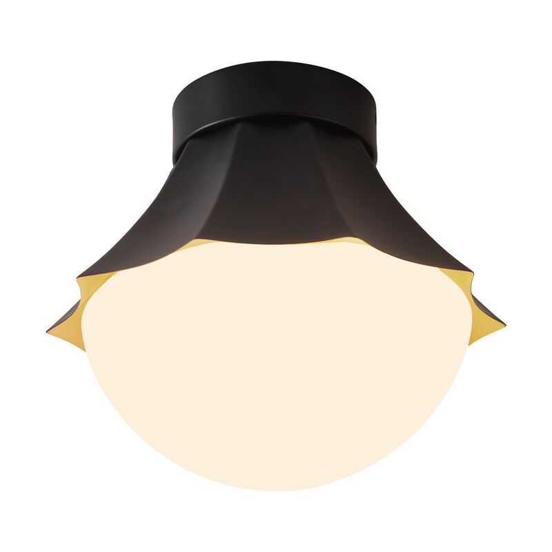 Shelton 12 in Semi Flush Mount with Glass image number 3