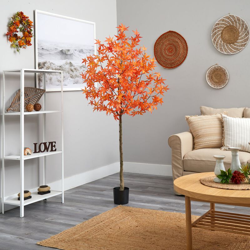 Hivvago 4 Feet Autumn Maple Artificial Tree