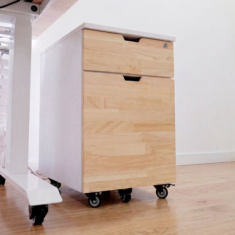 Desky Wooden Minimal Filing Cabinet image number 2