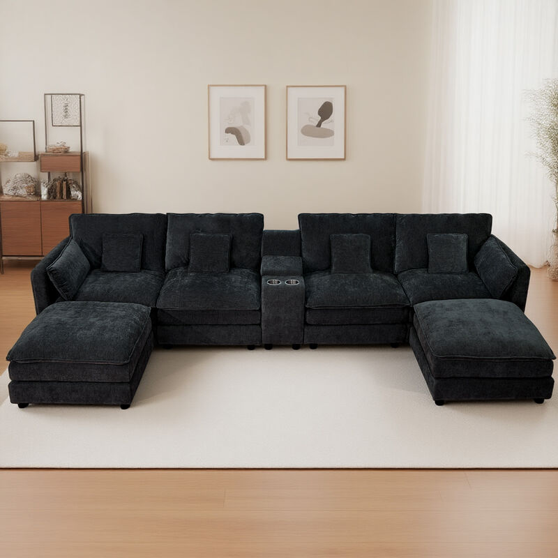 Merax Modern Minimalist Modular Sectional Sofa