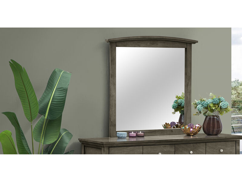 37 in. x 35 in. Classic Rectangle Framed Dresser Mirror
