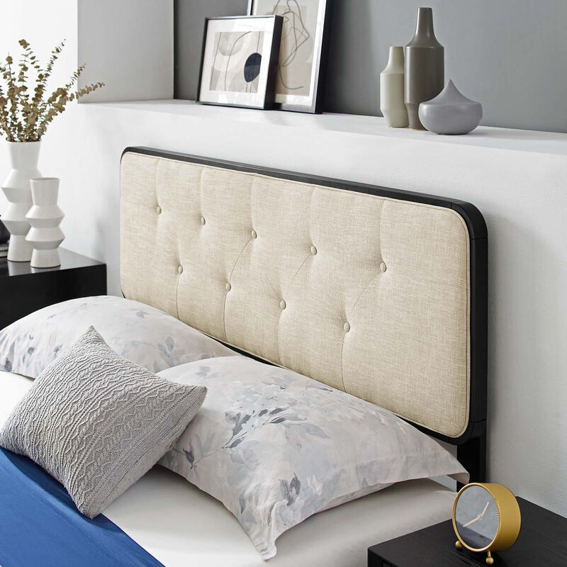 Modway - Bridgette Full Wood Platform Bed with Angular Frame image number 1