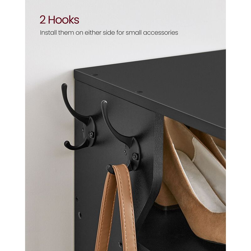 Narrow 6-Tier Shoe Organizer &ndash; Vertical Shelf Rack for Shoes in Small Hallways, Mudrooms or Bedrooms