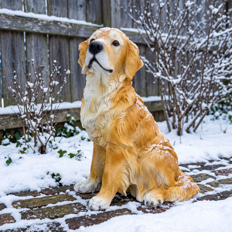 TATEUS Golden Retriever Garden Statue image number 2