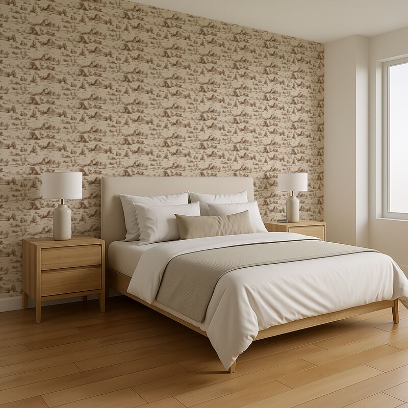 Area 51 Novelty Toile Peel and Stick Wallpaper image number 4