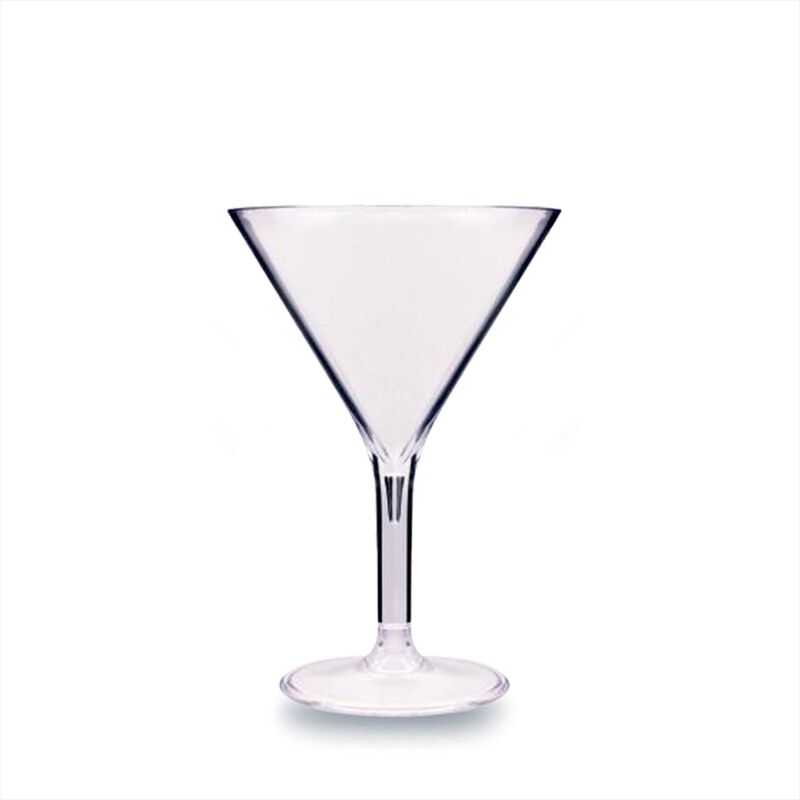 Polycarbonate Drinkware dia.4.5" h:6.5" 9 oz. Round Clear Polycarbonate Martini (Set of 12)