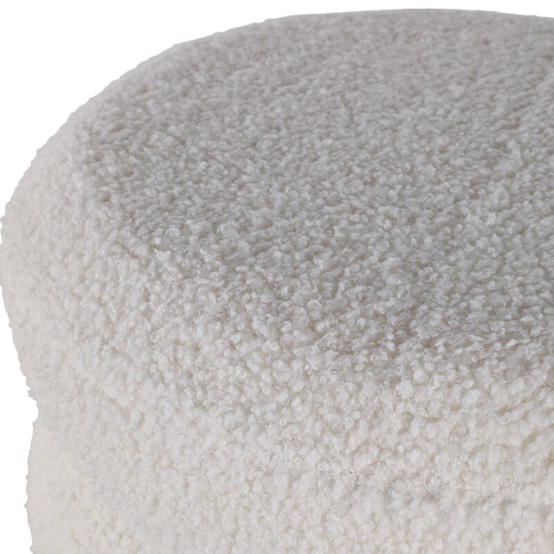 18x18" Ribbed Teddy Ottoman image number 5