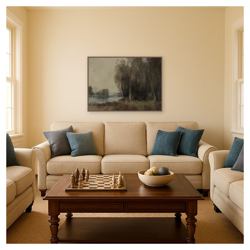 Moody Landscape by Danhui Nai Framed Canvas Wall Art image number 4