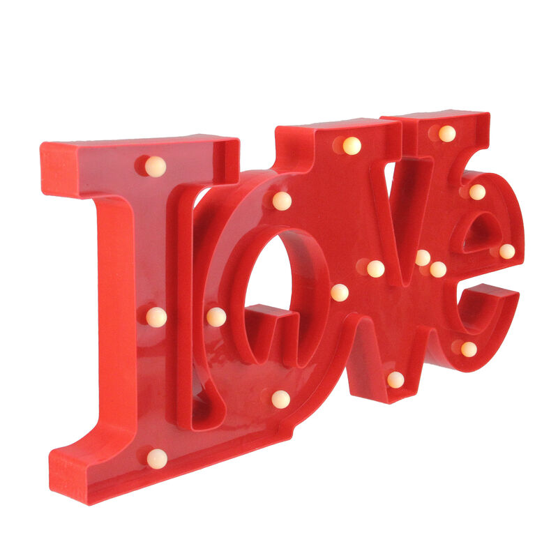 20" Red 'LOVE' LED Valentine's Day Marquee Wall Sign