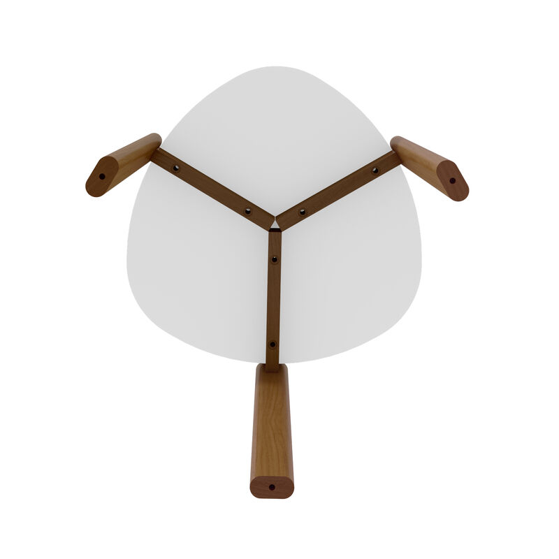 Gales White End Table