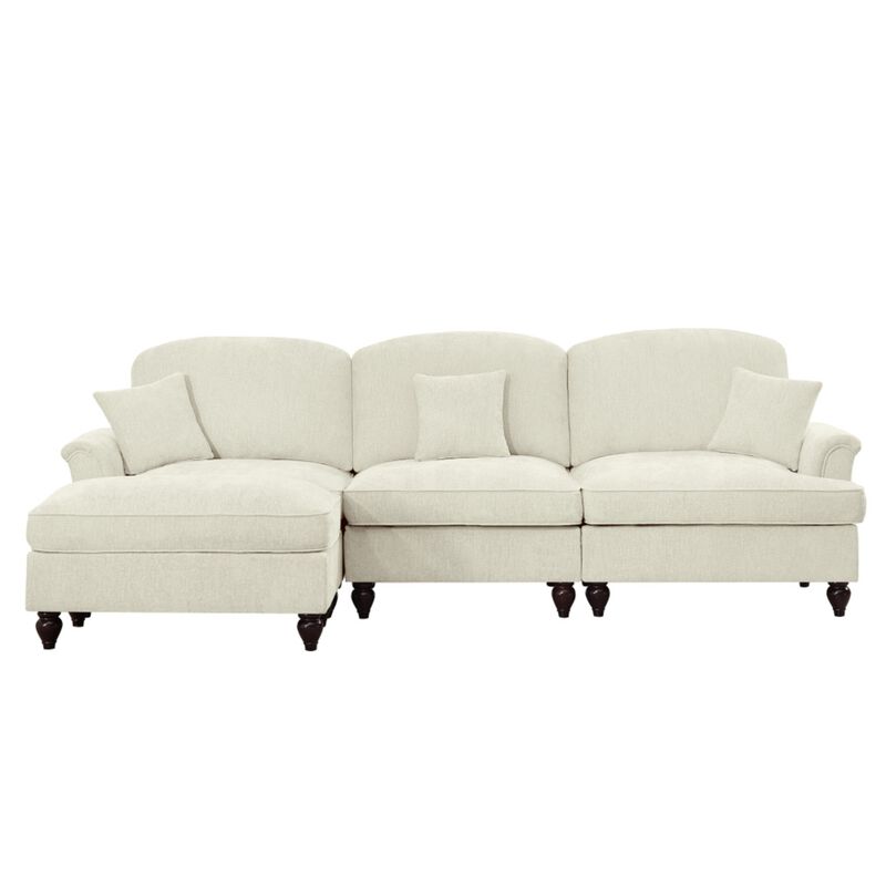 Kaxnir Mid-Century Modern L-Shaped Sectional image number 8