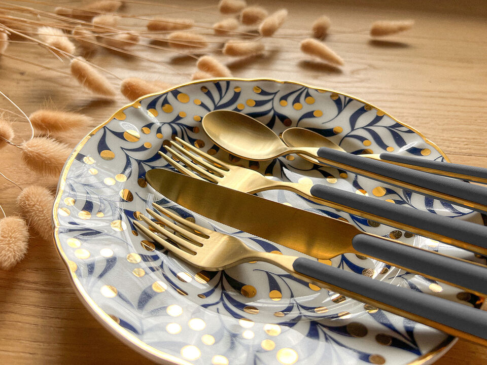 Fantasia Flatware Set - 5 Pc - Vicuna