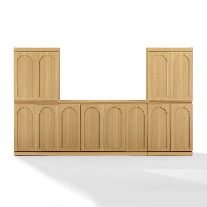 Marco 3-Piece Entertainment Center Ash - Sideboard & 2 Pantries