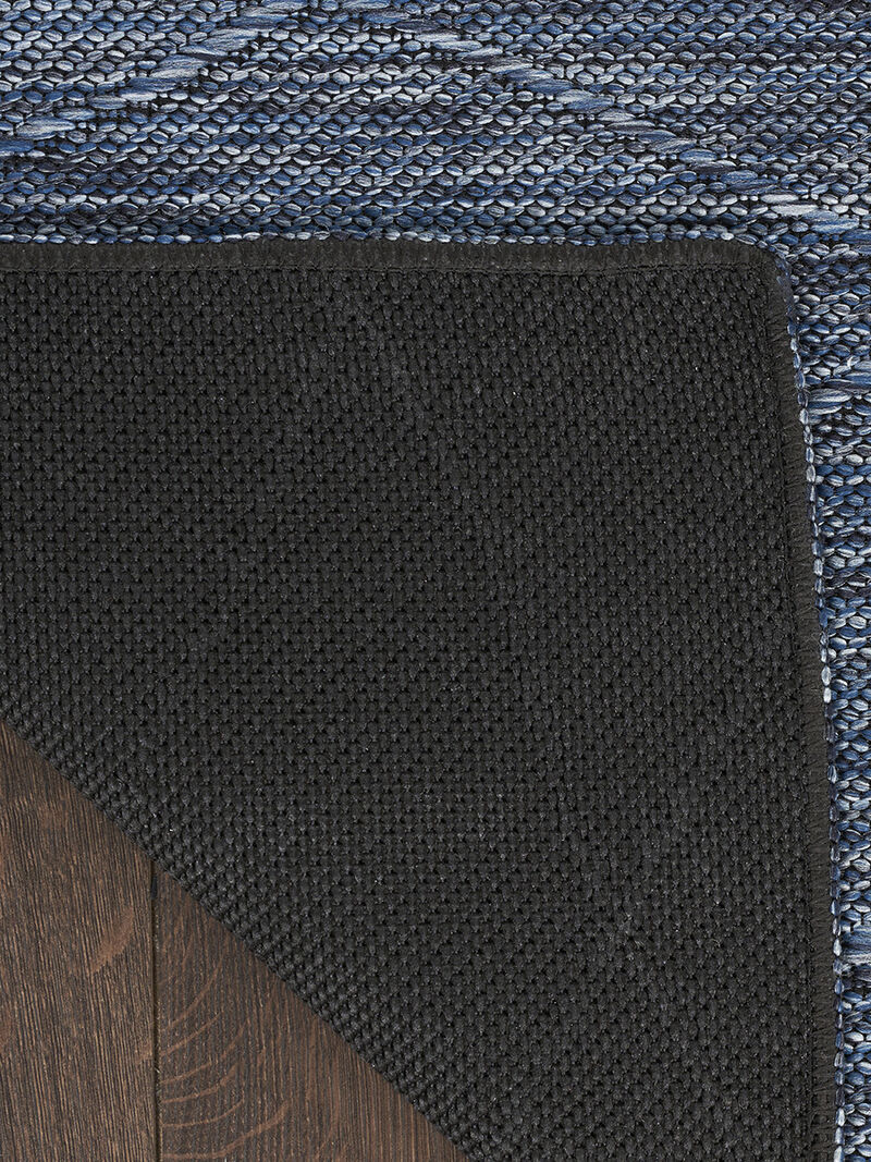Washable Solutions WSL01 Navy/Blue 3' x 5' Rug