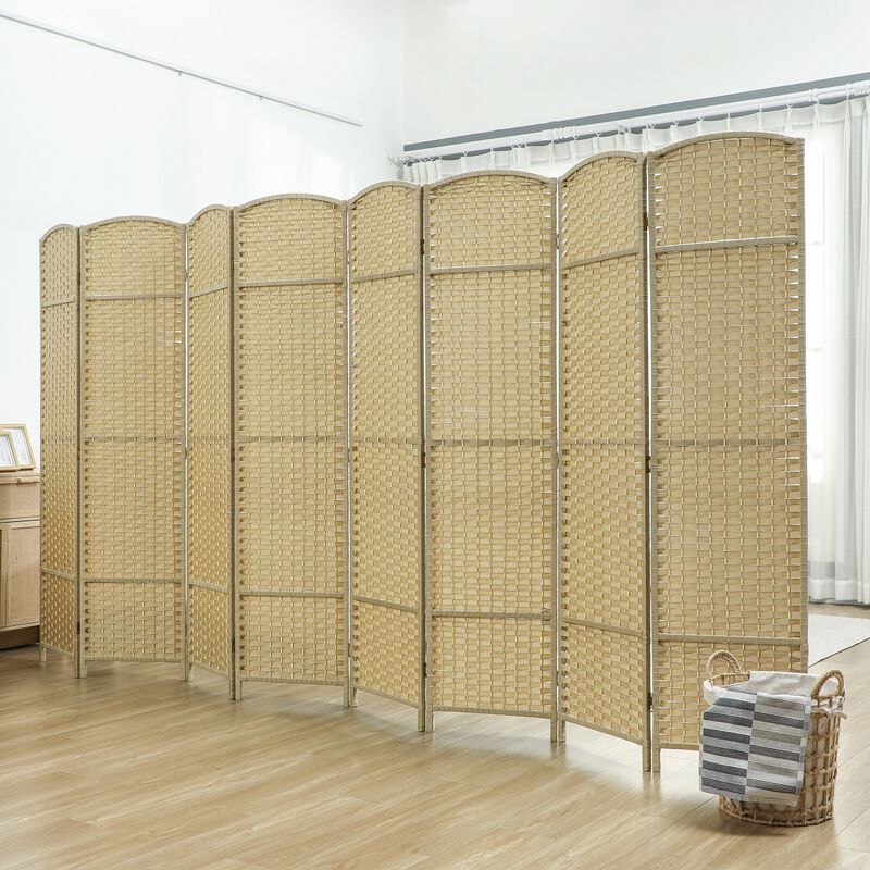 Hivvago Folding Room Partition with 8 Panels for Privacy image number 1