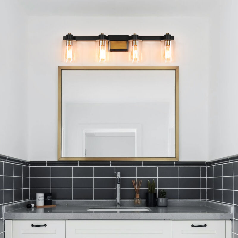 31.5" Modern 4-Light Dimmable Indoor Wall Sconce image number 5