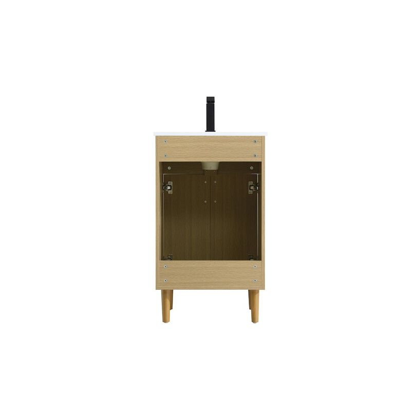 Elegant Kitchen and Bath Chandler 20 Inch Single Bathroom Vanity In Honey Brown