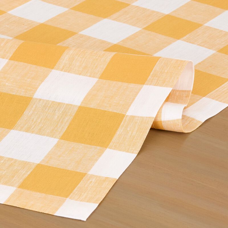 Linen Table Runner - Buffalo Check image number 3