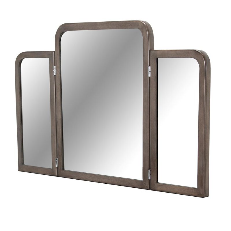 Michael Amini Roxbury Park Vanity Mirror - Slate