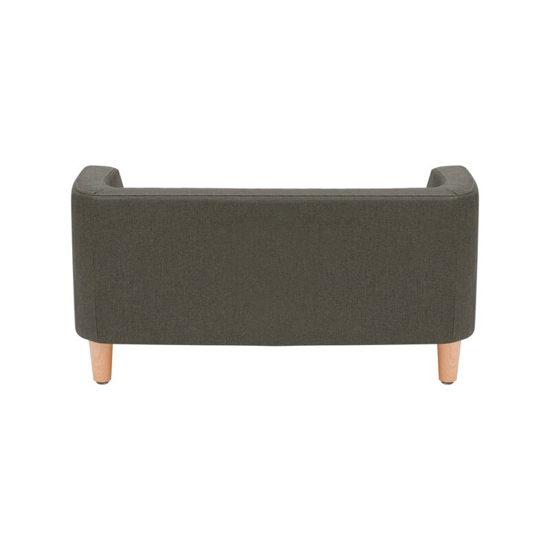 Bennett Linen Sofa Dog Bed for Small and Medium Dogs, Gray image number 8