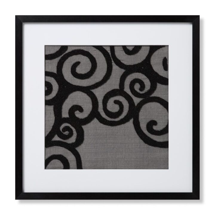 Decadent Grey Black Wall Art
