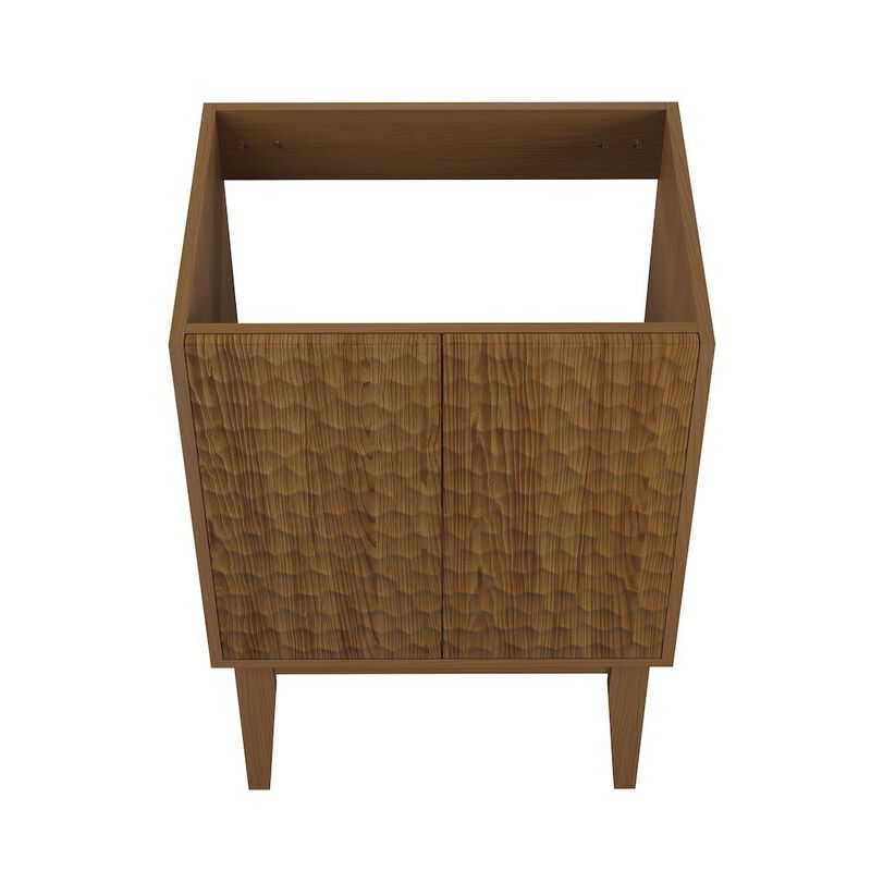 Bosse 24" Freestanding Bathroom Vanity Cabinet without Top in Brown Oak image number 3