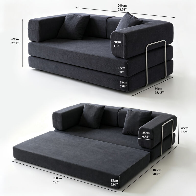 Pruvaf Compression Sofa Bed image number 8