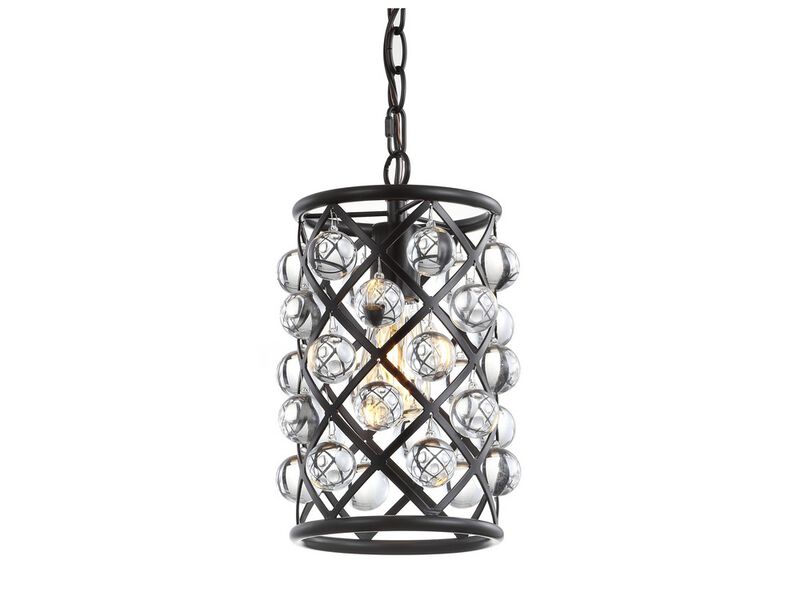 Gabrielle Metal/Crystal LED Pendant