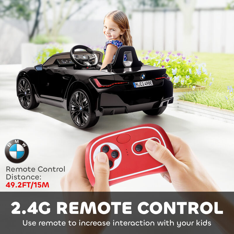 BreeBe 12V Electric Car for Kids with 2.4G Remote Control, Suspension image number 4