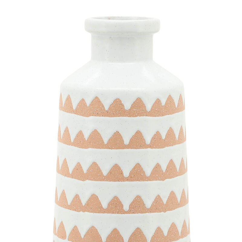 Cer, 16" Aztec Vase, Ivory image number 5