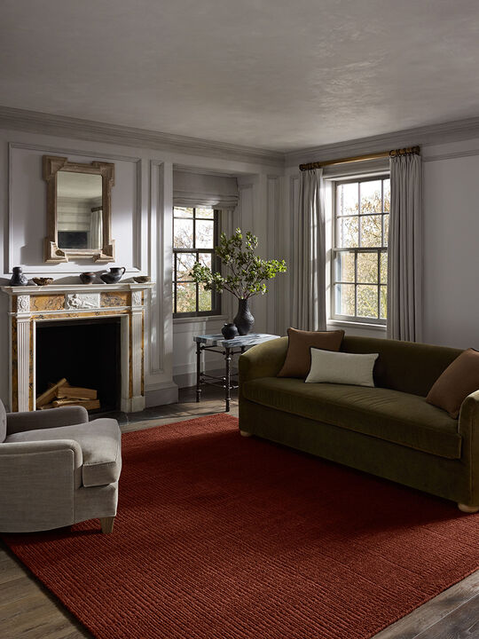 Greenwich GRN01 Merlot 9'6" x 13'6" Area Rug by Jeremiah Brent x Loloi