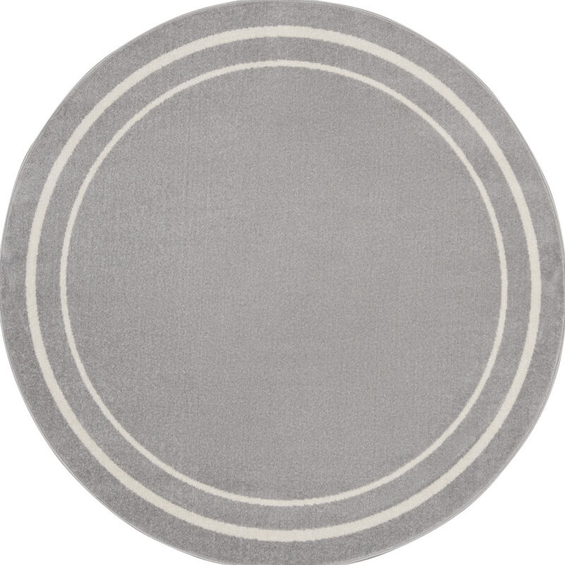 HomeRoots Round Indoor Outdoor Area Rug image number 0