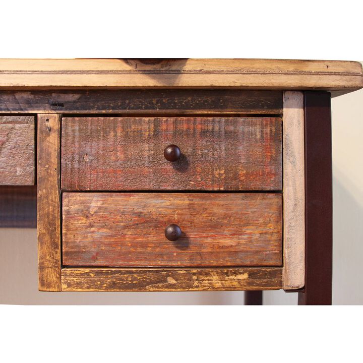 Crafters and Weavers Bayshore 5 Drawer Writing Desk