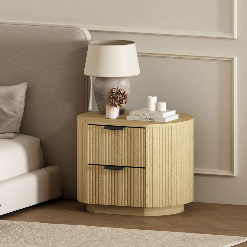 Olivia Nightstand with Black