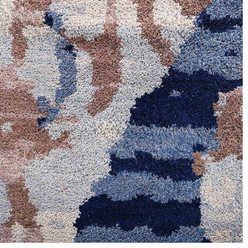 Rugsotic Carpets Hand Knotted Silk Size Area Rug Abstract Size NS1239 image number 3