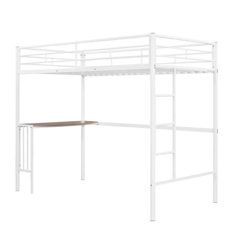 Merax Metal Bunk Bed with Desk