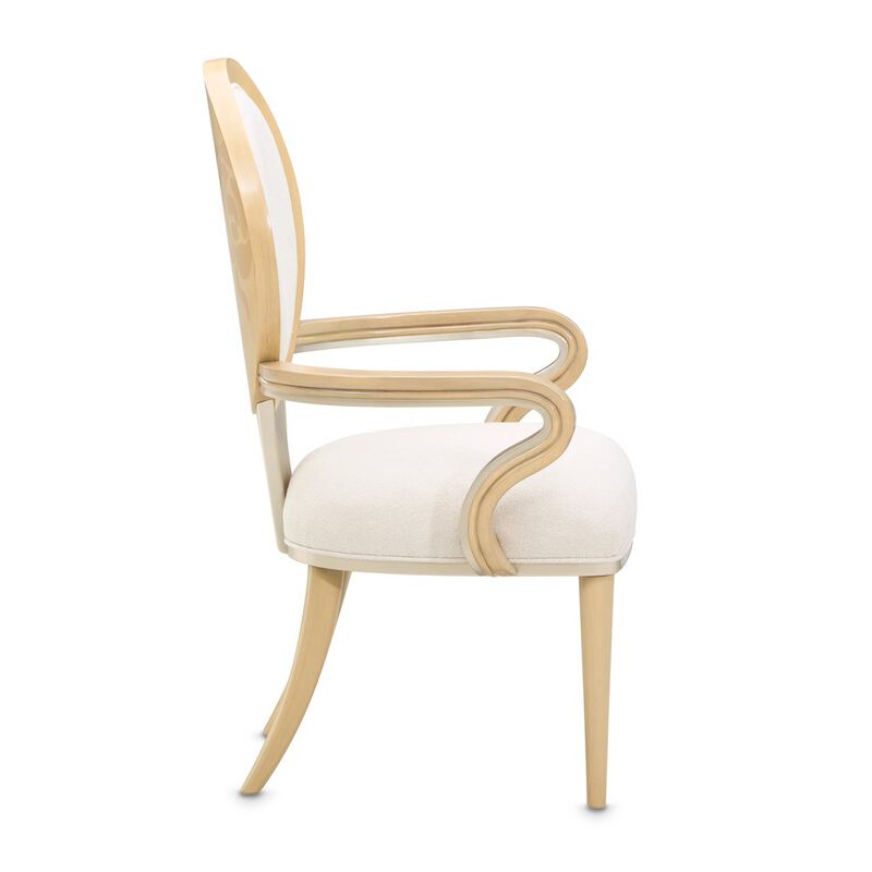 Camellia Field Dining Arm Chair, Set of 2 - Caramel image number 2