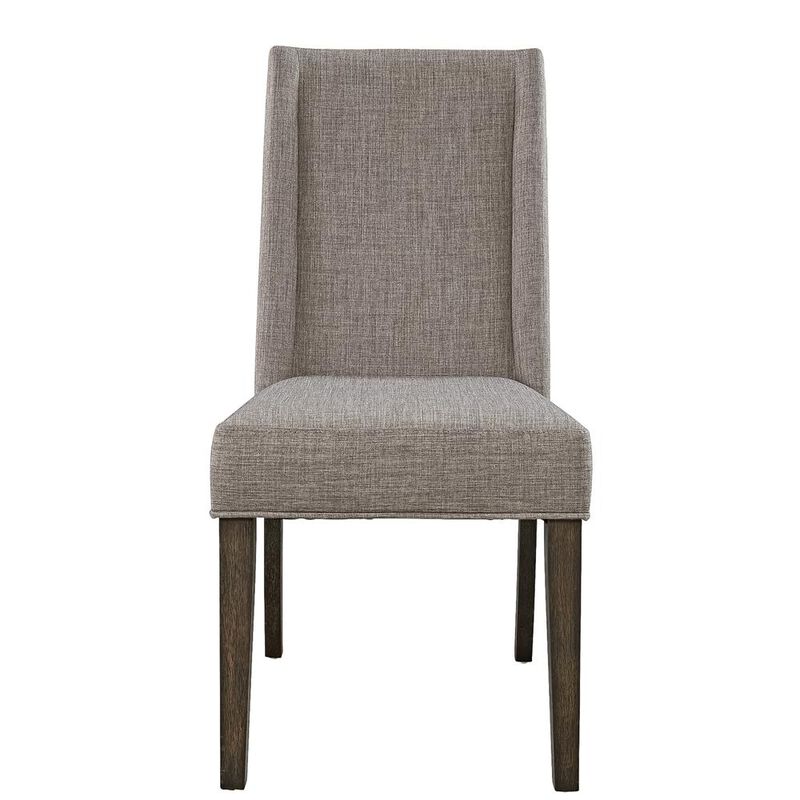 Liberty Furniture Double Bridge Upholstered Side Chair (RTA)-Set of 2 in Dark Chestnut image number 2
