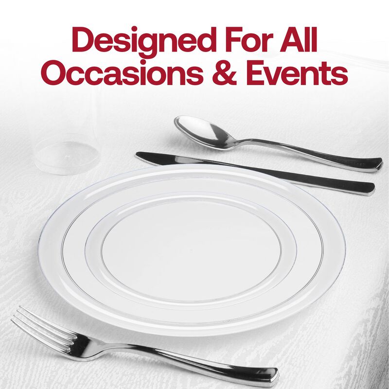 6.25" Flat Round Plastic Pastry Plates (240 Plates) image number 6
