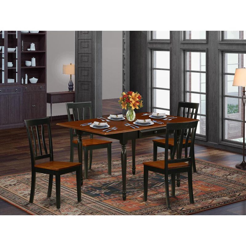 Dining Room Set Black & Cherry