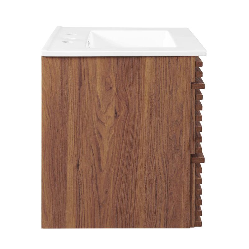 Render 24" Wall-Mount Bathroom Vanity image number 5