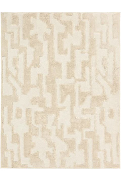 Calix Demir White 8'10" x 12' Rug by Nikki Chu x Jaipur Living
