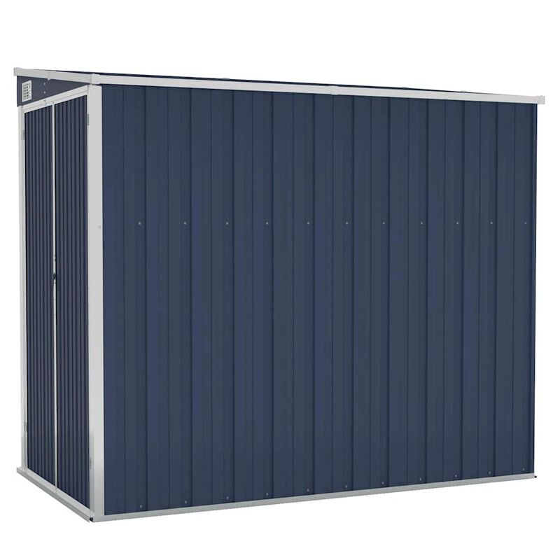 Garden Shed Anthracite Galvanized steel 46.5 x 76.4 x 70.1 in
