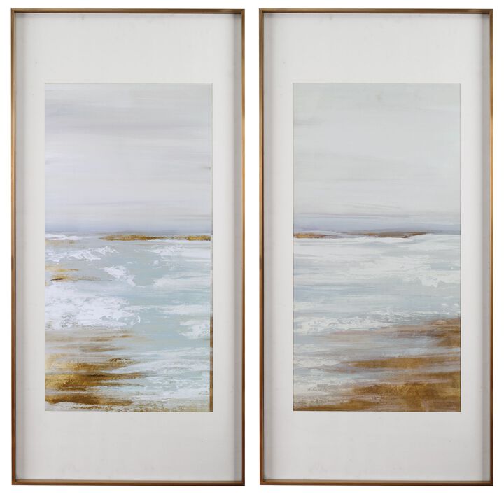 Coastline Framed Prints (Set of 2)