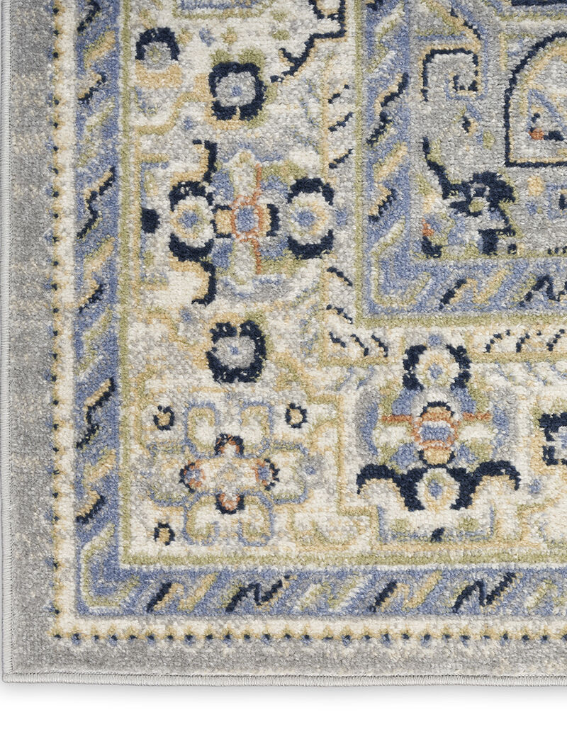 Nourison Essentials Persian NRE07 Blue 2'2" x 14 Rug